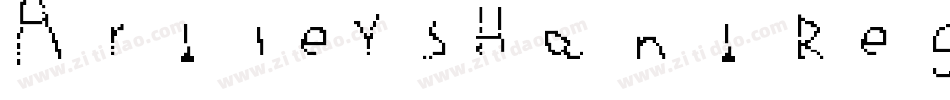 ArdleysHand Regular字体转换